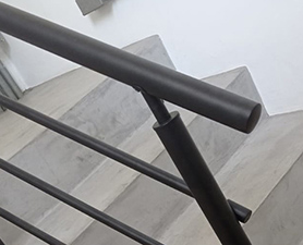 Corrimão de ferro simples